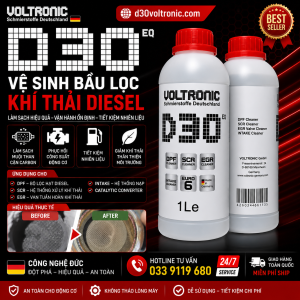 D30 Voltronic – Dung Dịch Vệ Sinh Bầu Lọc Khí Thải Động Cơ Diesel